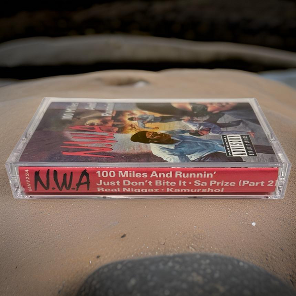 •N.W.A - 100 MILES AND RUNNIN’ EP• ~1990 OG PRESSING~ (CASSETTE TAPE)