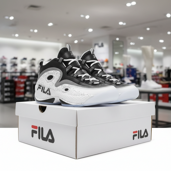*FILA* ~Grant Hill 3 Throwbacks~ (90’s Flavor) (Blak/Grey/White)
