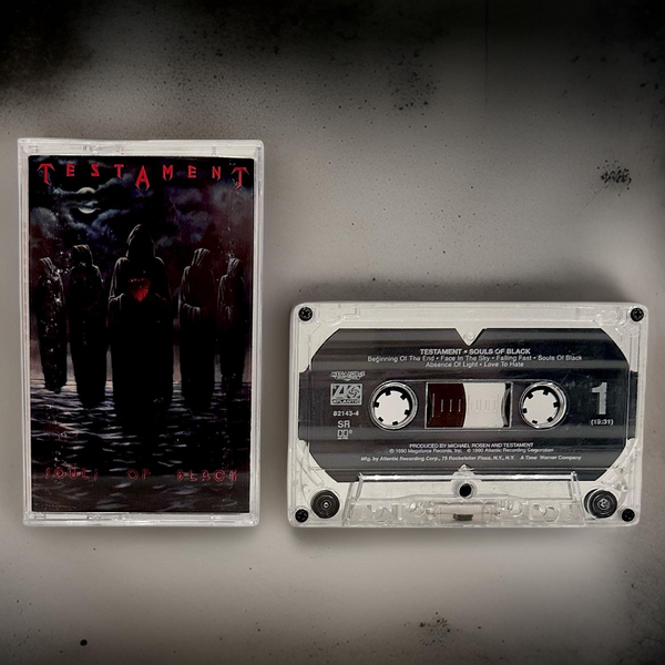 •TESTAMENT - SOULS OF BLACK• ~1990 OG PRESSING~ (CASSETTE TAPE)