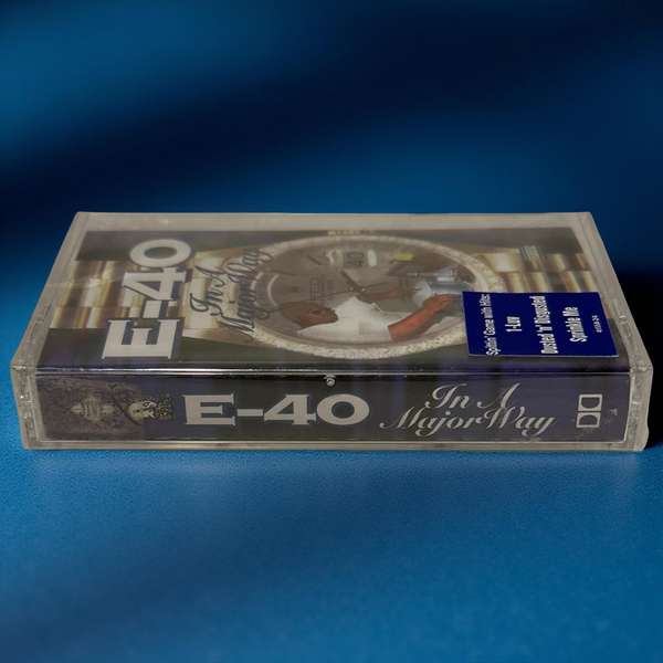 •E-40 - IN A MAJOR WAY• ~1995 OF PRESSING~ (SEALED CASSETTE TAPE)