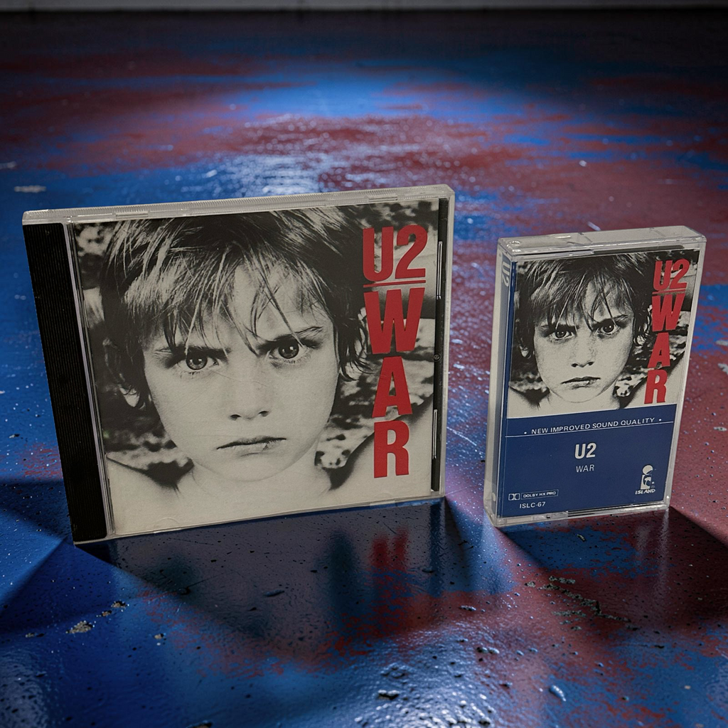 •U2 ~ WAR• ~1983 OG CANADIAN REPRESSINGS~ (CD & CASSETTE TAPE)