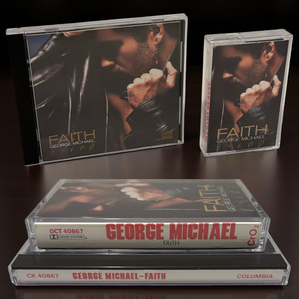 •GEORGE MICHAEL - FAITH• ~1987 OG CANADIAN PRESSINGS~ (CD & CASSETTE TAPE)