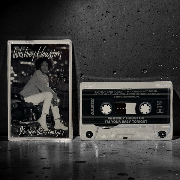 •WHITNEY HOUSTON ~ I’M YOUR BABY TONIGHT• ~1990 OG PRESSING~ (CASSETTE TAPE)