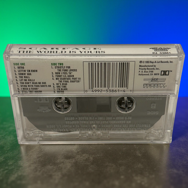 •SCARFACE - THE WORLD IS YOURS• ~1993 OG PRESSING~ (CASSETTE TAPE)
