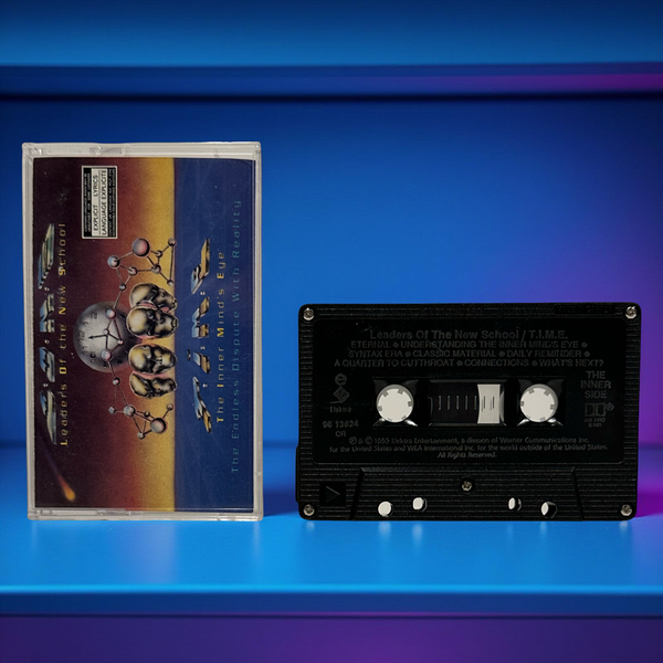 •LEADERS OF THE NEW SCHOOL - T.I.M.E. (THE INNER MIND’S EYE)• ~1993 OG CANADIAN PRESSING~ (CASSETTE TAPE) (BLACK SHELL)