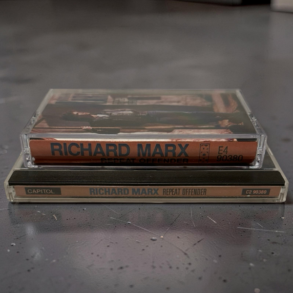 •RICHARD MARX ~ REPEAT OFFENDER• ~1989 OG CANADIAN PRESSINGS~ (CD & CASSETTE TAPE)