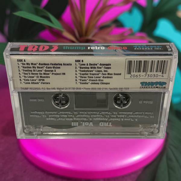•TRD3 - THUMP RETRO DISCO VOL III• ~1994 OG PRESSING~ (CASSETTE TAPE)