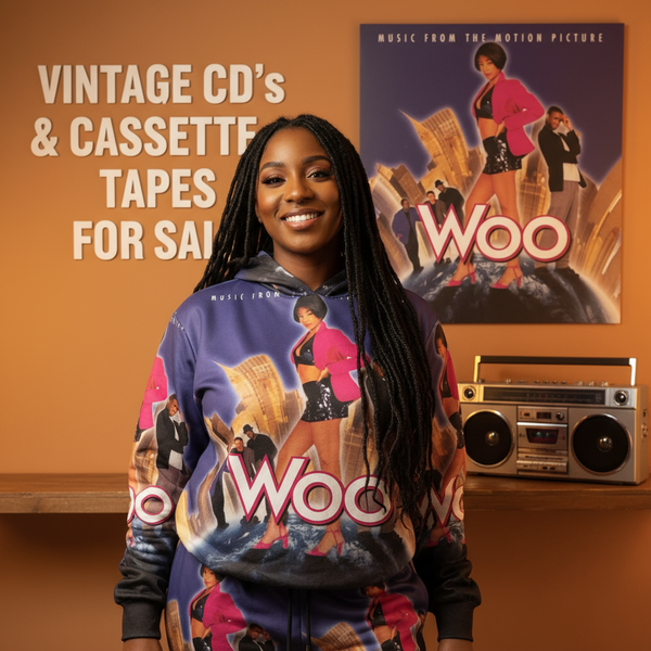 •WOO - MUSIC FROM THE MOTION PICTURE• ~1998 OG PRESSINGS~ (CD & CASSETTE TAPE)