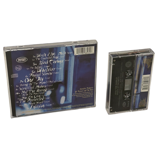 •JERU THE DAMAJA - WRATH OF THE MATH• ~1996 OG CANADIAN PRESSINGS~ (CD & CASSETTE TAPE)