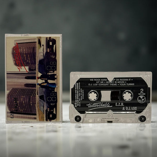 •E.Z.B. & D.J. LOS - UNTOUCHABLE• ~1988 OG PRESSING~ (CASSETTE TAPE)