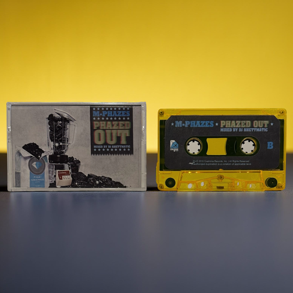 •M-PHAZES - PHAZED OUT• ~2015 LIMITED EDITION OG PRESSING~ (YELLOW SHELL) (CASSETTE TAPE)