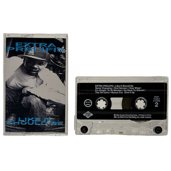 •EXTRA PROLIFIC - LIKE IT SHOULD BE• ~1994 OG PRESSING~ (CASSETTE TAPE)