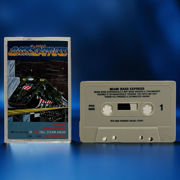 •MIAMI BASS EXPRESS - COMPILATION• ~1989 HTF OG PRESSING~ (CASSETTE TAPE)