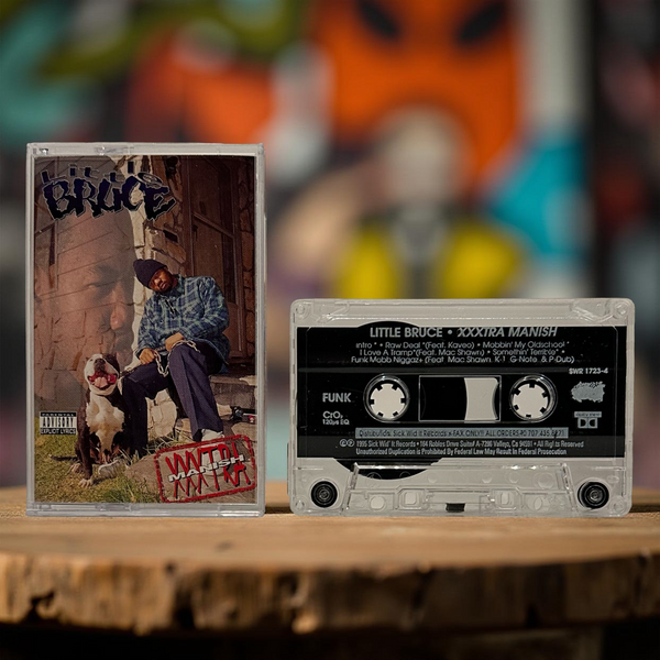 •LITTLE BRUCE ~ XXXTRA MANISH• ~1995 OG PRESSING~ (CASSETTE TAPE)