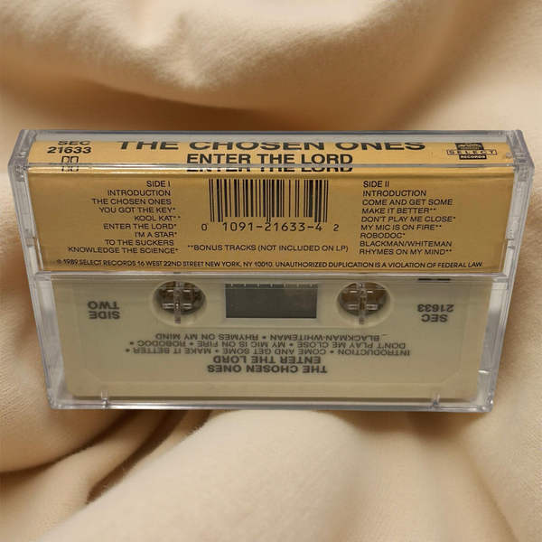 •THE CHOSEN ONES - ENTER THE LORD• ~1989 HTF OG PRESSING~ (CASSETTE TAPE)
