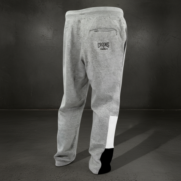*CROOKS & CASTLES* (GREY) ~RULING ELITE~ JOGGER SWEATPANTS