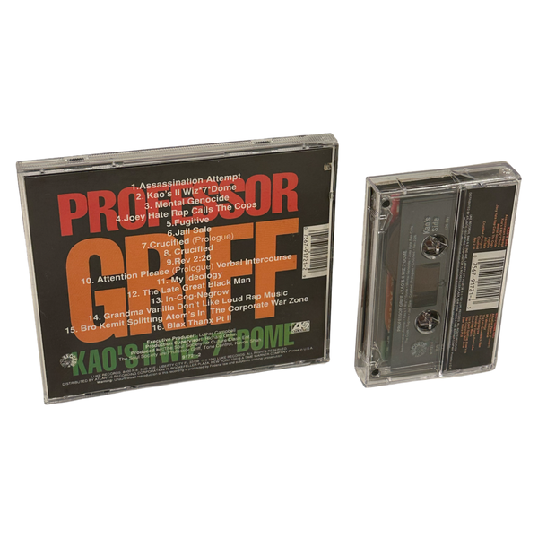 •PROFESSOR GRIFF - KAO’Z II WIZ *7* DOME• ~1991 OG PRESSINGS~ (CD & CASSETTE TAPE)
