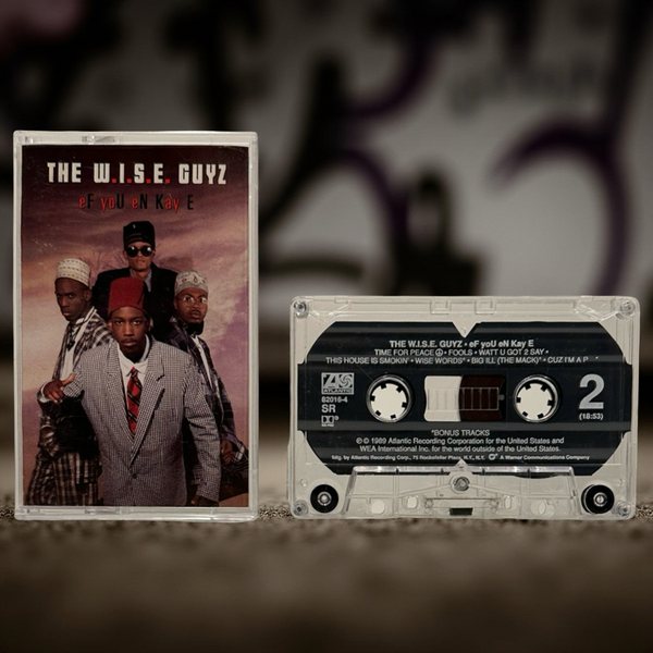 •THE W.I.Z.E. GUYZ - EF YOU EN KAY E• ~1989 HTF PROMOTIONAL COPY~ (CASSETTE TAPE)