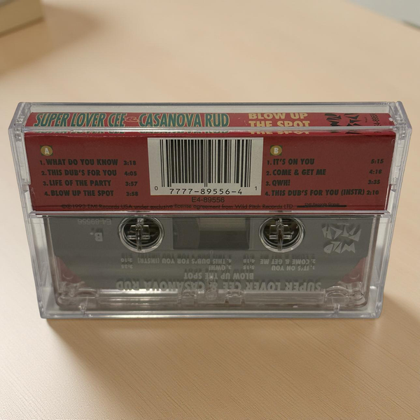 •SUPER LOVER CEE & CASANOVA RUD ~ BLOW UP THE SPOT EP• ~1993 OG PRESSING~ (CASSETTE TAPE)