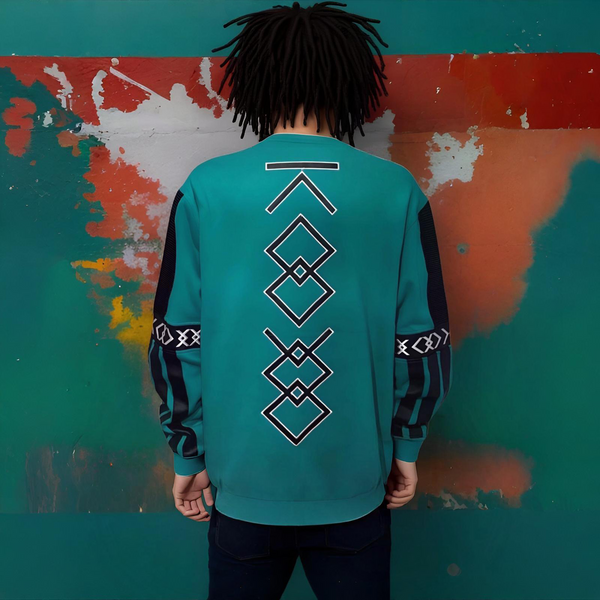 ^KOODOO^ (TURQUOISE) LUXURY CREWNECK SWEATSHIRTS
