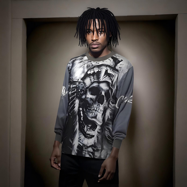 ^CHIEFIN’^ LONG SLEEVE TEES (HEADDRESS)