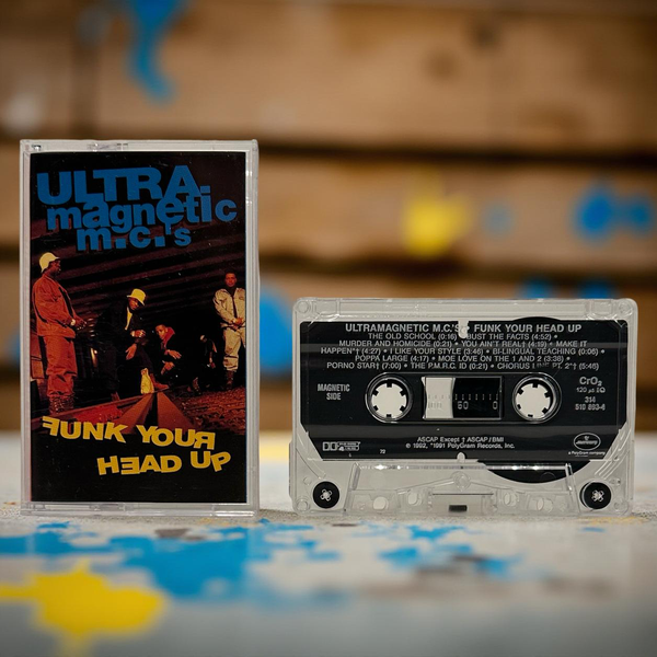 •ULTRAMAGNETIC M.C.’S ~ FUNK YOUR HEAD UP• ~1992 OG PRESSING~ (CASSETTE TAPE)