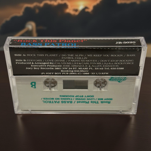 •BASS PATROL - “ROCK THIS PLANET”• ~1988 OG PRESSING~ (CASSETTE TAPE)