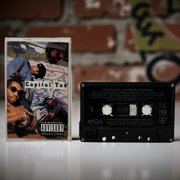 •CAPITAL TAX - THE SWOLL PACKAGE• ~1993 OG CANADIAN PRESSING~ (CASSETTE TAPE) (BLACK SHELL)