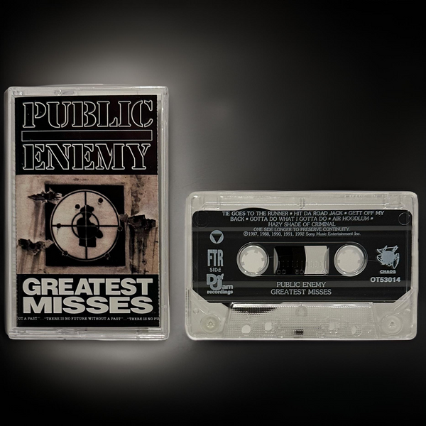 •PUBLIC ENEMY ~ GREATEST MISSES• ~1992 OG PRESSING~ (CASSETTE TAPE)