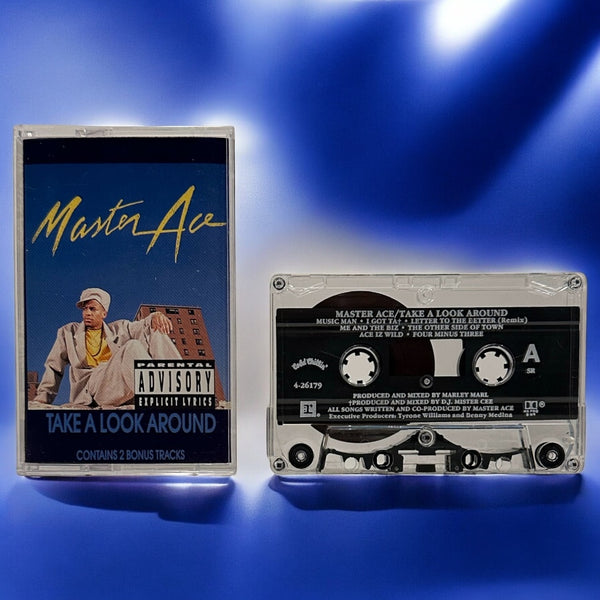 •MASTER ACE - TAKE A LOOK AROUND• ~1990 OG PRESSING~ (CASSETTE TAPE)
