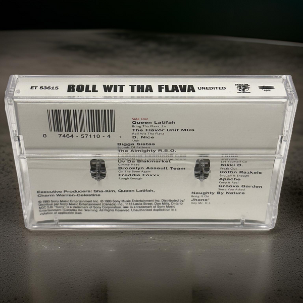 •ROLL WIT THA FLAVA - COMPILATION• ~1993 OG UNEDITED PRESS~ (CASSETTE TAPE) (1)