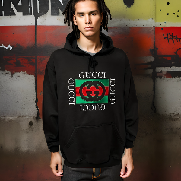 ^GVCC!^ (BLACK-MULTI) LUXURY EMBROIDERED PULLOVER HOODIES