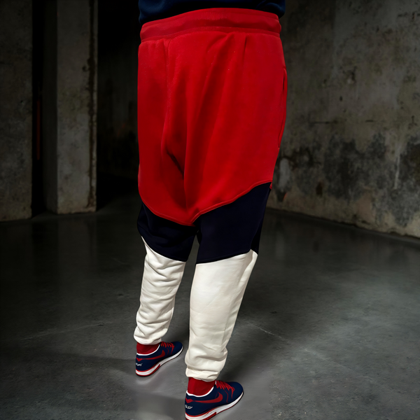 ^CHAMPION CHIEFIN’^ (RED-NAVY-WHITE) JOGGER SWEATPANTS (UNISEX)