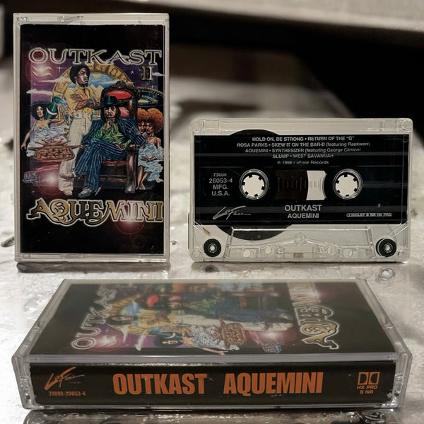 •OUTKAST - AQUEMINI• ~1998 OG PRESSING~ (CASSETTE TAPE)