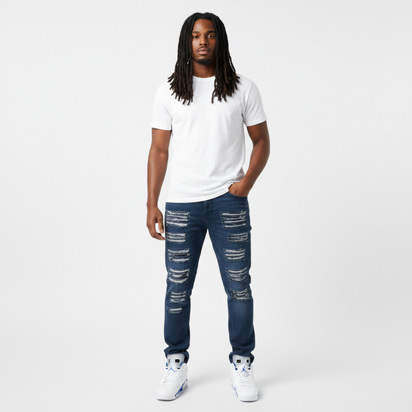 *SOUTHPOLE* (DARK SAND BLUE) DENIM FOR MEN (32” X 32”)