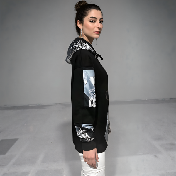 •QUEEN•OF•HEARTS• ~LUXURY PULLOVER HOODIES~ (CUT & SEW) (EMBROIDERED LOGO)