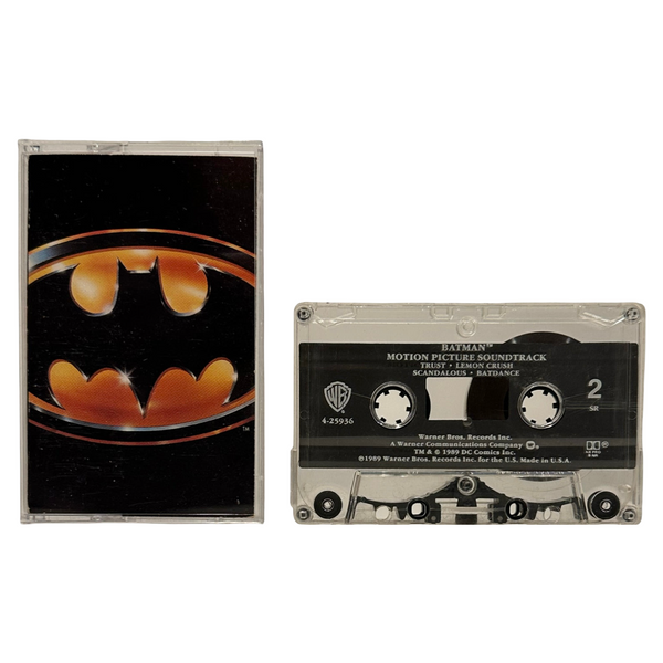 •BATMAN - MOTION PICTURE SOUNDTRACK• ~1989 OG PRESSINGS~ (SEALED CD & CASSETTE TAPE)