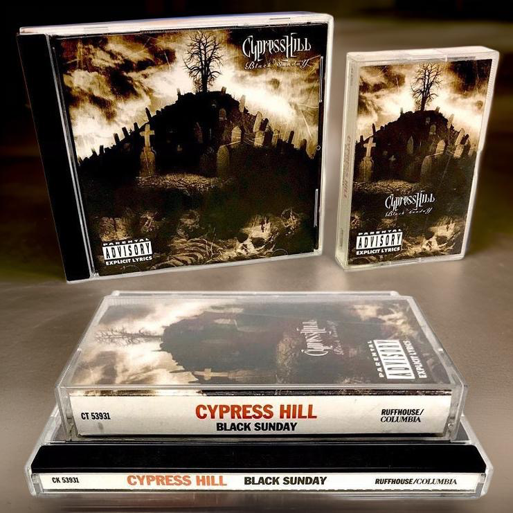 •CYPRESS HILL - BLACK SUNDAY• (1993) (CASSETTE & CD AVAILABLE) (ORIGINAL PRESSINGS)