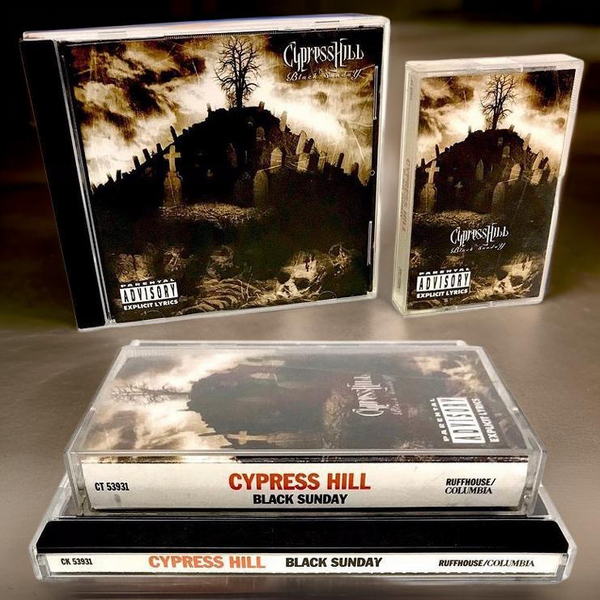 •CYPRESS HILL - BLACK SUNDAY• (1993) (CASSETTE & CD AVAILABLE) (ORIGINAL PRESSINGS)