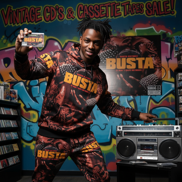 •BUSTA RHYMES - IT AIN’T SAFE NO MORE• ~2001 OG PRESSING~ (CASSETTE TAPE)