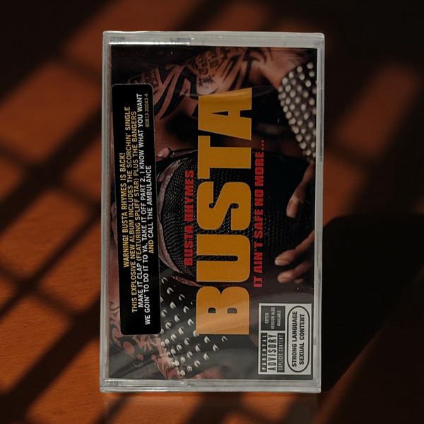 •BUSTA RHYMES - IT AIN’T SAFE NO MORE• ~2001 OG PRESSING~ (CASSETTE TAPE)
