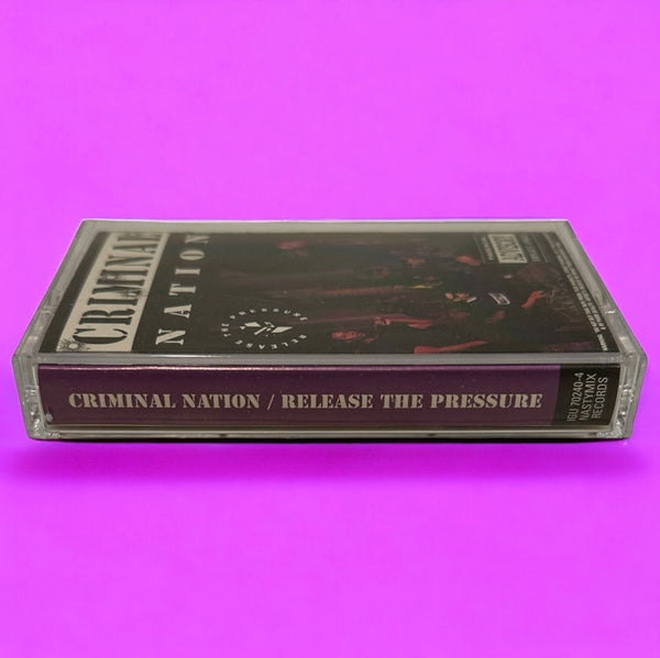 •CRIMINAL NATION - RELEASE THE PRESSURE• ~1990 OG PRESSING~ (CASSETTE TAPE)