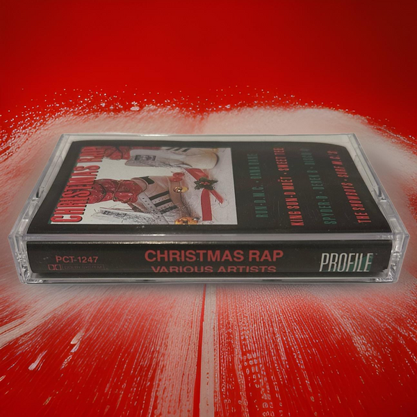 •CHRISTMAS RAP ~ VARIOUS ARTISTS• ~1987 OG PRESSING~ (CASSETTE TAPE)