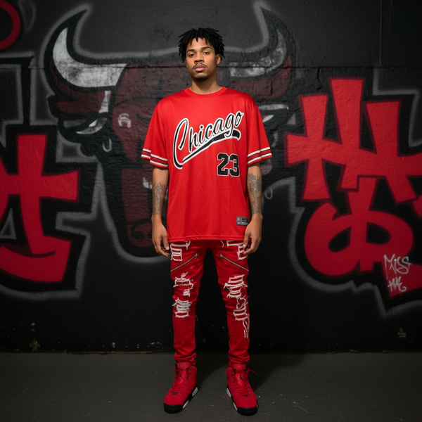 •CHICAGO 23• ~Red T-Shirts~ *Summer activewear*