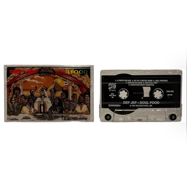 •DEF JEF - SOUL FOOD• ~1991 OG PRESSINGS~ (CD & CASSETTE TAPE)