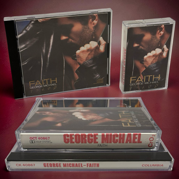 •GEORGE MICHAEL ~ FAITH• ~1987 OG CANADIAN PRESSINGS~ (CD & CASSETTE TAPE)