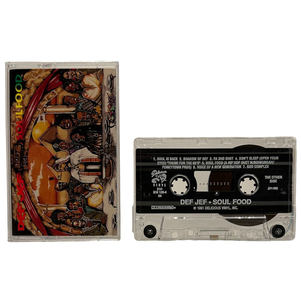 •DEF JEF - SOUL FOOD• ~1991 OG PRESSING~ (CASSETTE TAPE)