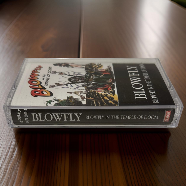 •BLOWFLY ~ BLOWFLY IN THE TEMPLE OF DOOM• ~1996 OG RE-PRESSING~ (CASSETTE TAPE)