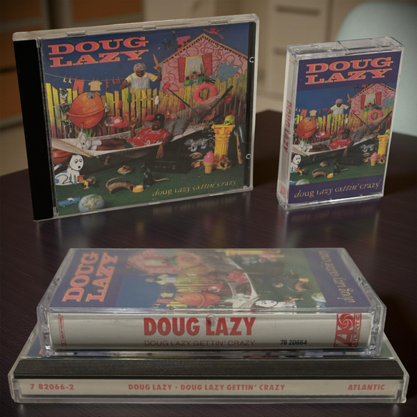 •DOUG LAZY - DOUG LAZY GETTIN’ CRAZY• ~1990 OG PRESSINGS~ (CD & CASSETTE TAPE)
