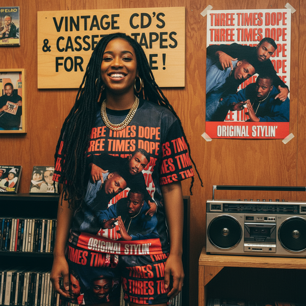 •THREE TIMES DOPE ~ ORIGINAL STYLIN’• ~1989 OG CANADIAN PRESSING~ (CASSETTE TAPE)